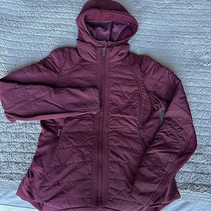 Lululemon Down For It All Jacket Size 10 Purple